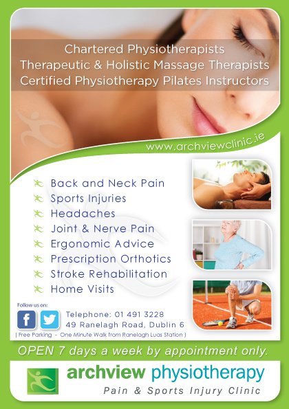 Archview Physiotherapy Pain and Sports Injury Clinic Ranelagh - Archview Physiotherapy Pain and Sports Injury Clinic Ranelagh
