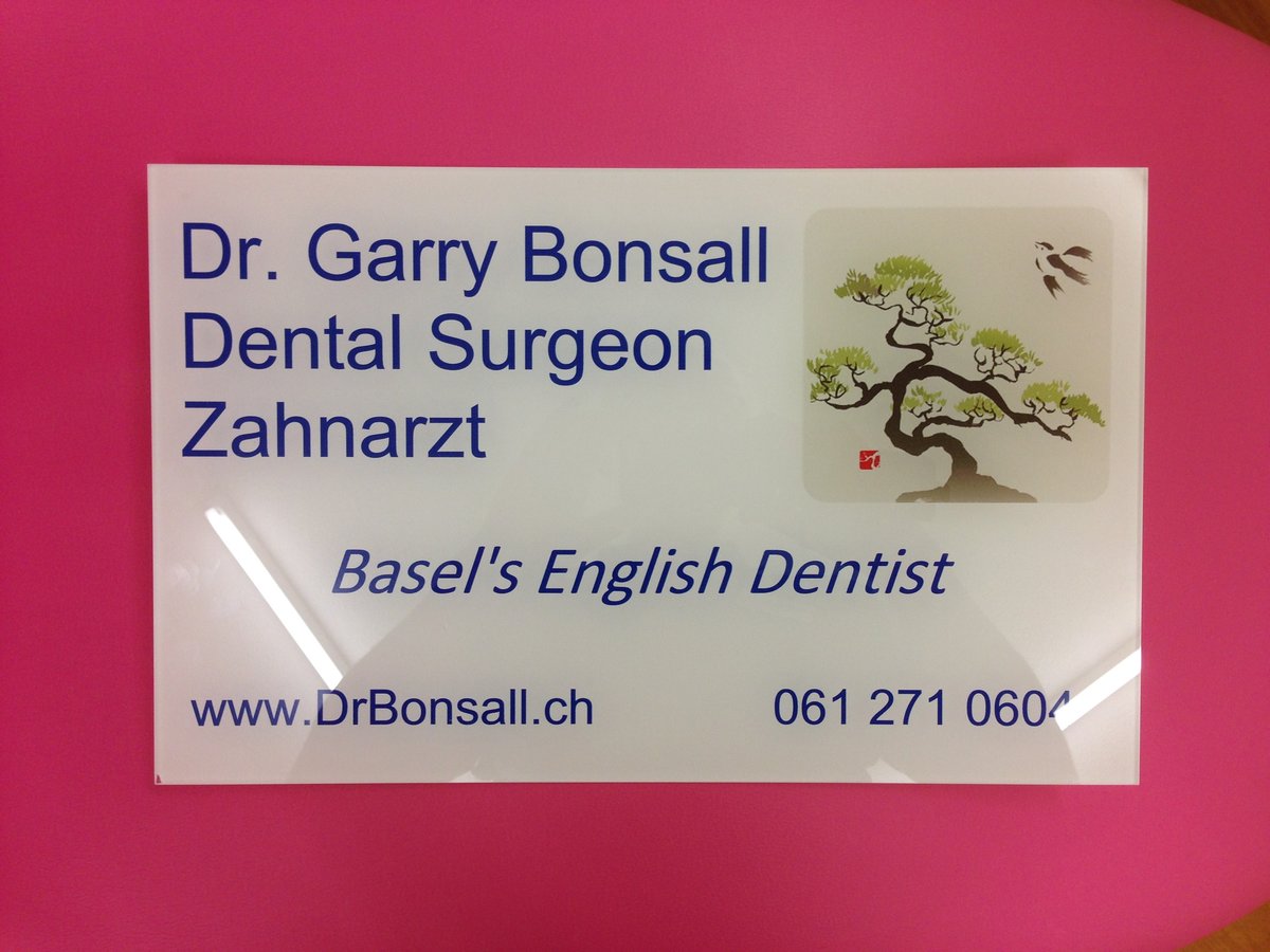 Basel's English-Swiss dentist, Dr Garry Bonsall - Basel's English-Swiss dentist, Dr Garry Bonsall