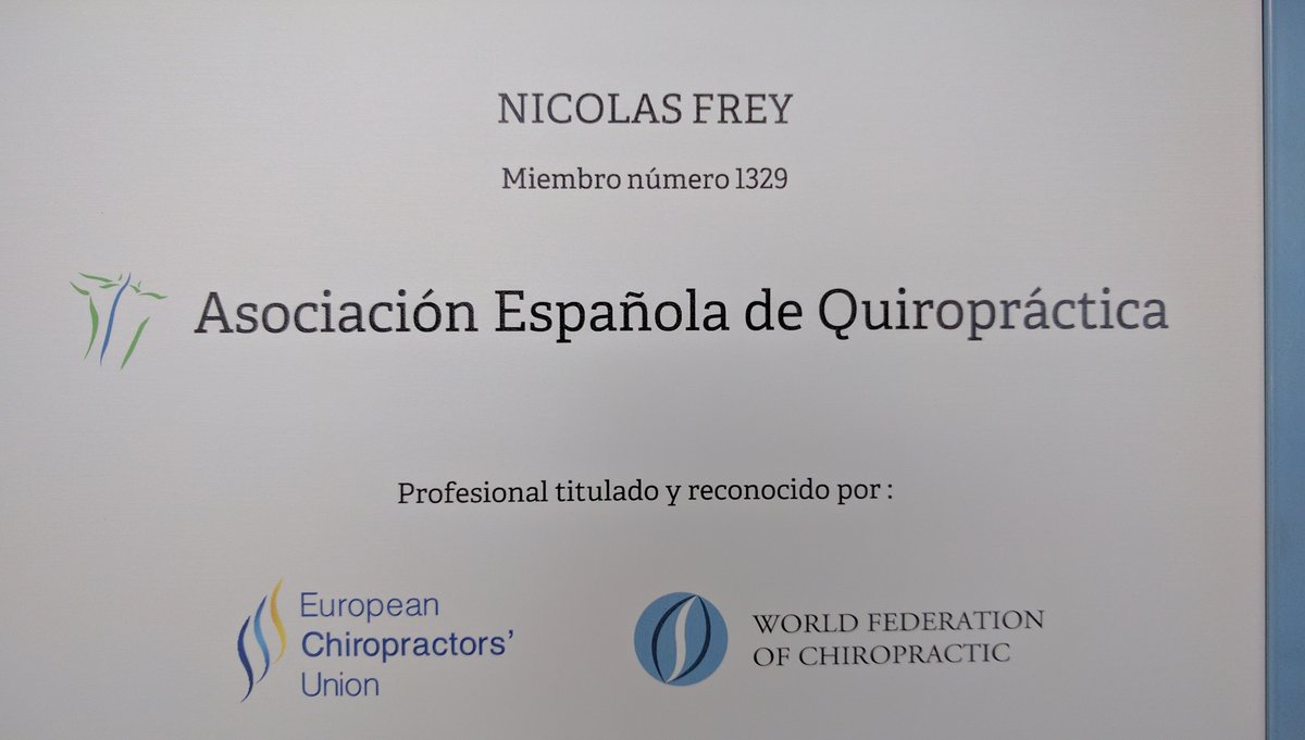 Chiropractic Center Nicolas FREY DC - Chiropractic Center Nicolas FREY DC