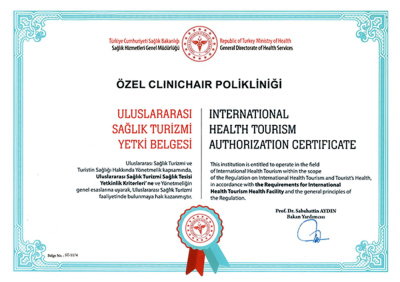CLINIC HAIR  - Certificate