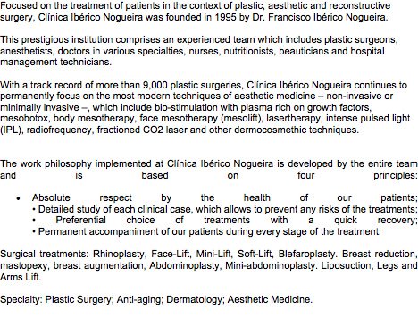 Clínica Ibérico Nogueira - Lisboa - Clínica Ibérico Nogueira - Lisboa