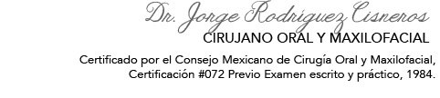 Dr Jorge Rodriguez Cisneros Maxillofacial Surgery - Dr Jorge Rodriguez Cisneros Maxillofacial Surgery