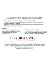 KL ENT CLINIC (Prince Court & Gleneagles Medical Centres) - KL ENT CLINIC (Prince Court & Gleneagles Medical Centres)