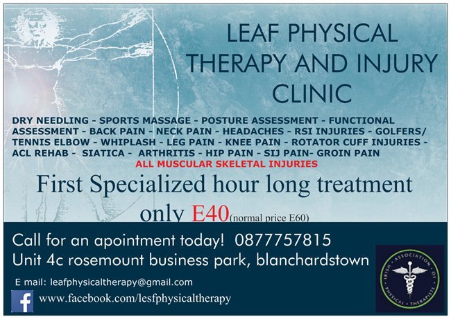 LEAF physical therapy and sports injury clinic - LEAF physical therapy and sports injury clinic