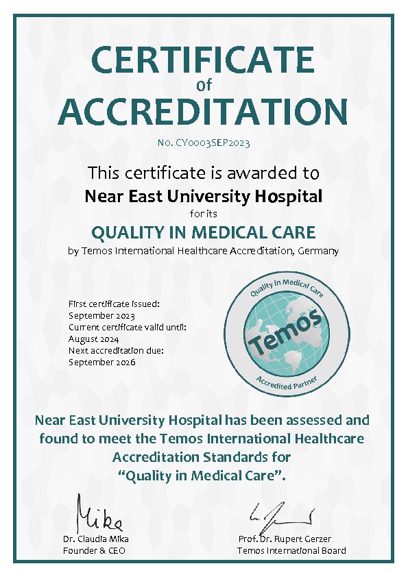 Near East University Hospital - Near East University Hospital