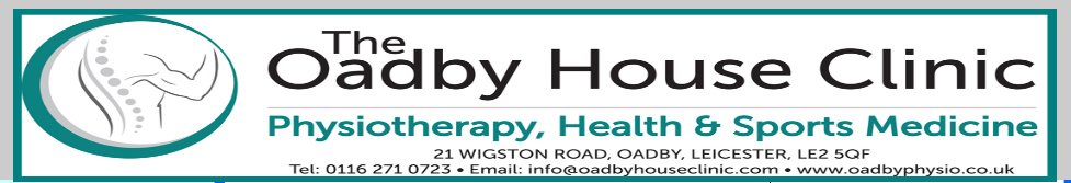 Oadby House Physiotherapy and Sports Injury Clinic - Oadby House Physiotherapy and Sports Injury Clinic