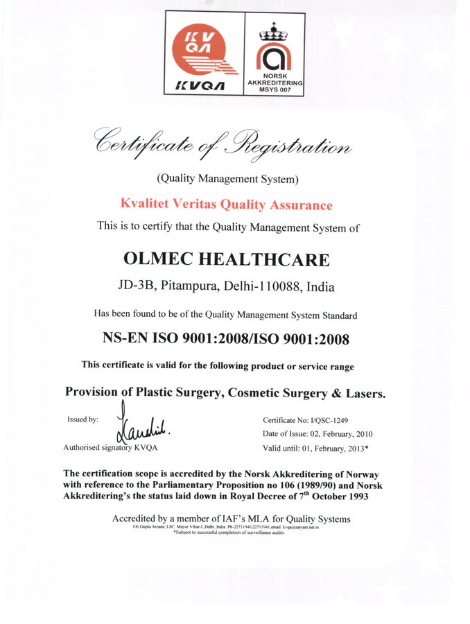Olmec Cosmetic Surgery in India - Olmec Cosmetic Surgery in India