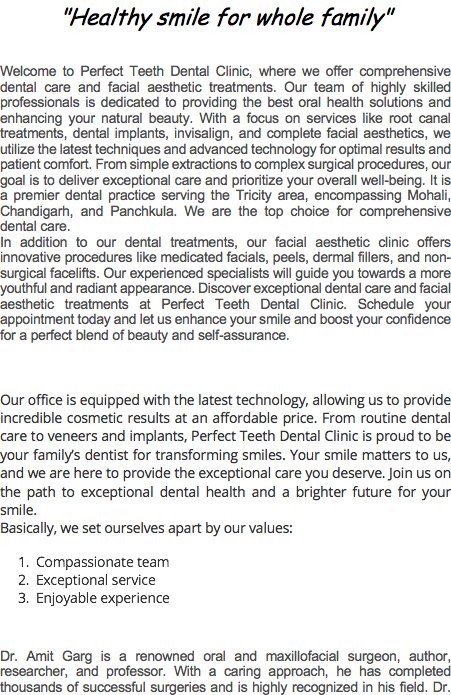 Perfect Teeth Dental Clinic & Facial Aesthetic Centre - Perfect Teeth Dental Clinic & Facial Aesthetic Centre