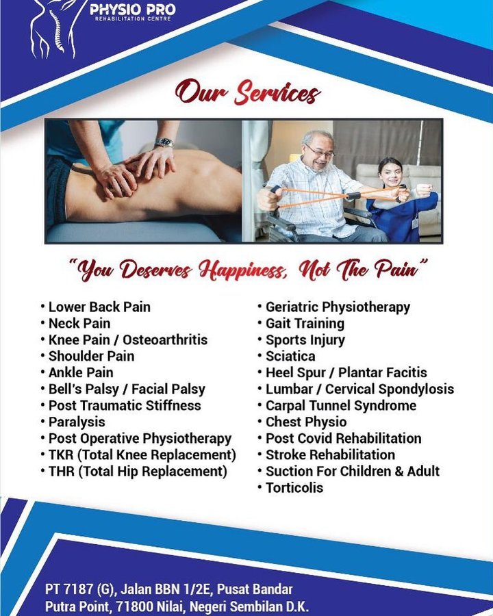 Physio Pro Rehabilitation Centre Nilai - Physio Pro Rehabilitation Centre Nilai