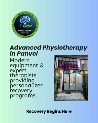 Physiotherapy of brain & spine rehabilitation centre at home - Physiotherapy clinic in Panvel