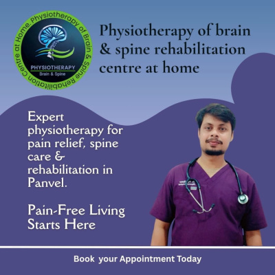 Physiotherapy of brain & spine rehabilitation centre at home - Physiotherapist in panvel