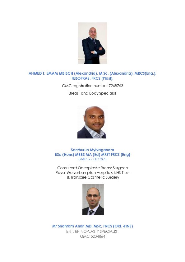 جراحة التجميل Transpire - Transpire Cosmetic Surgery