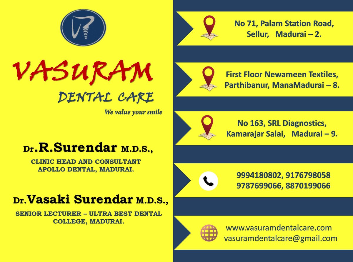 Vasuram Dental - SRL Diagnostics - Vasuram Dental - SRL Diagnostics