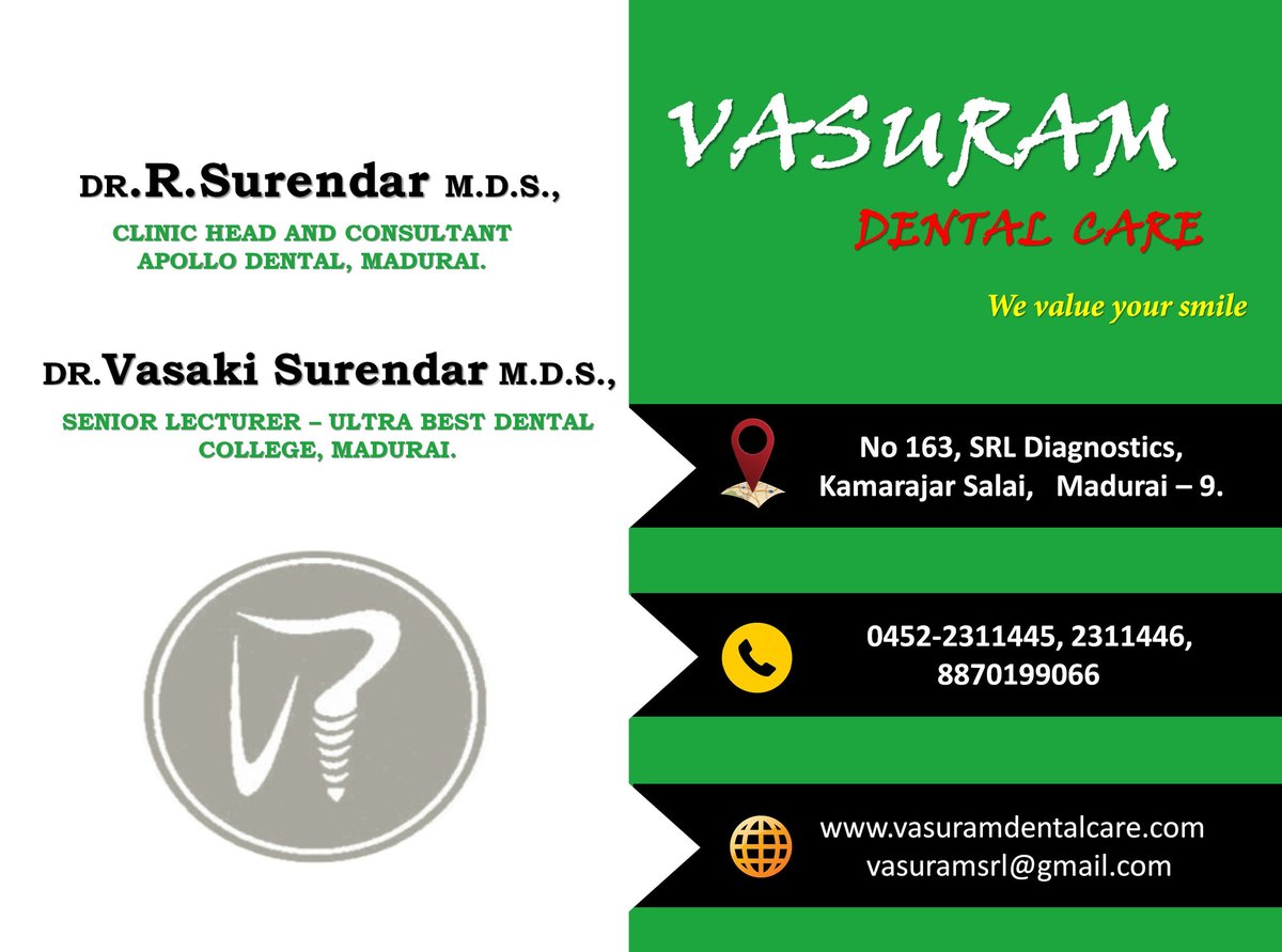 Vasuram Dental - SRL Diagnostics - Vasuram Dental - SRL Diagnostics